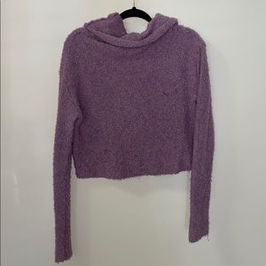 Free People cropped turtleneck sweater